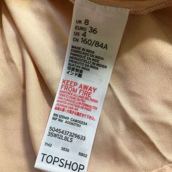 TOPSHOP Cold Shoulder Halter Neck Dress 4 - Picture 4 of 5